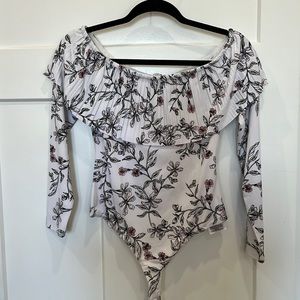 Off the Shoulder Bodycon Bodysuit